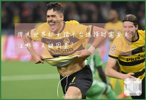 烽火世界杯竞猜平台选择时需要关注哪些关键因素？